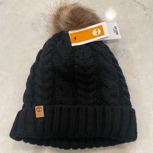 Timberland winter hat - black NWT